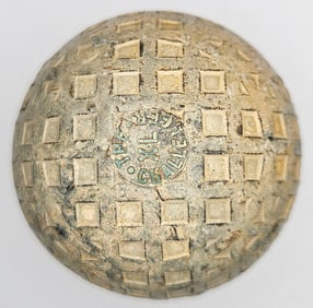 The Challenger XL Mesh Pattern Cochrane & Co Antique Golf Ball
