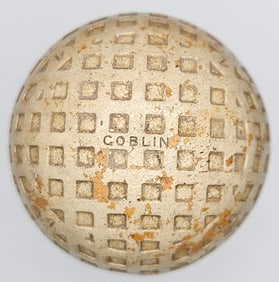 Goblin Mesh Pattern Dunlop 1920s Antique Golf Ball