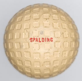 Spalding KRO-Flite Mesh Pattern Antique Golf Ball 1920s