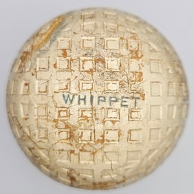 Goodrich Whippet Mesh Pattern Antique Golf Ball 1920s
