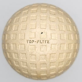 Spalding Top Flite Mesh Pattern Antique Golf Ball 1920s