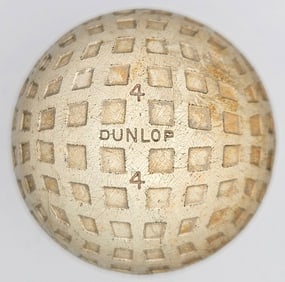 Dunlop Mesh Pattern Antique English Golf Ball
