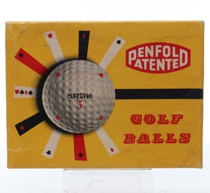 1960s Penfold Patented Unopened Box Golf Balls