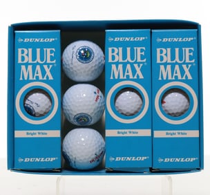 Complete Box of Dunlop President Bill Clinton Golf Balls