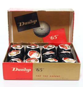 Complete Box of Dunlop 65 American & Canadian Golf Balls