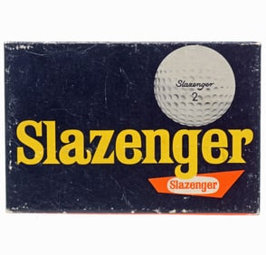 Box of Six Slazenger Two Dot British Golf Balls