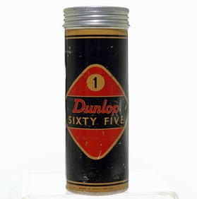 Dunlop Sixty Five Metal Can Of 3 British Golf Balls