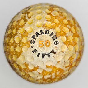Spalding 50 Fifty Vintage English Golf Ball