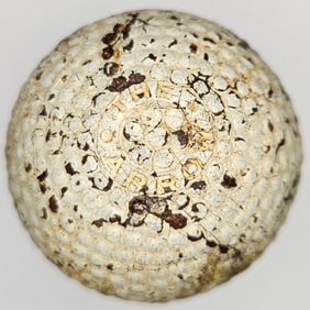 Goodyear The Arrow Bramble Antique Golf Ball 1900s
