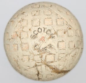 Scotch Flier Mesh Made In England 1920s Antique Golf Ball