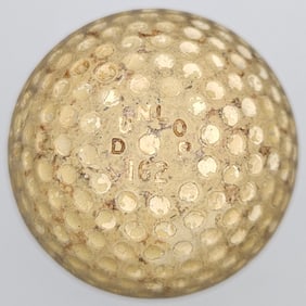 Dunlop 162 1910s Gutta Percha Antique Golf Ball