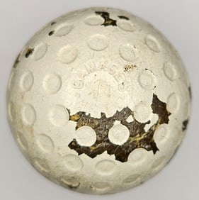 Gamage's Ariel 1920s Round Disks Antique Golf Ball