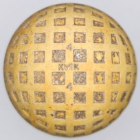 Kwik Made In England Mesh 1930s Antique Golf Ball