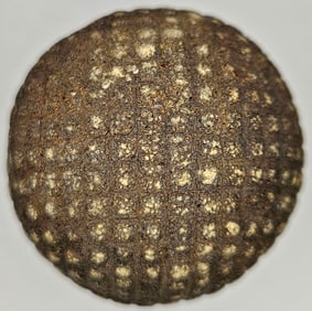 Gutta Percha Square Bramble Antique Golf Ball 1900s