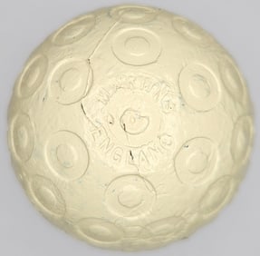 Martins England Zodiac Doughnut Ring Antique Golf Ball 1900s