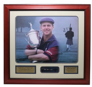 Framed Payne Stewart 1999 US Open WWJD Bracelet