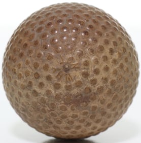 Henley Why Not Bramble Pattern Antique Golf Ball 1900s