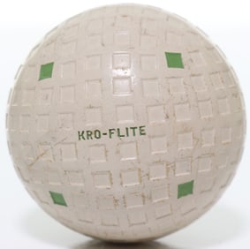 Spalding KRO-Flite Mesh Pattern Antique Golf Ball 1920s