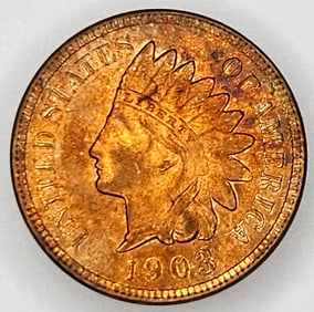 1903 Indian Penny Coin