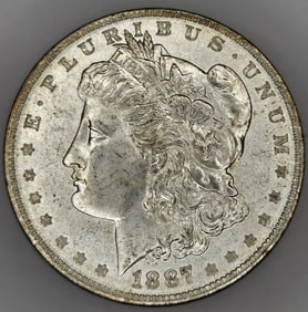 1887 P Morgan Silver Dollar