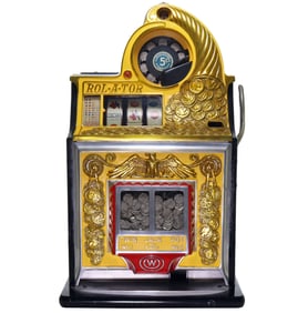 1930s Watling Rol-A-Tor 5c Antique Slot Machine