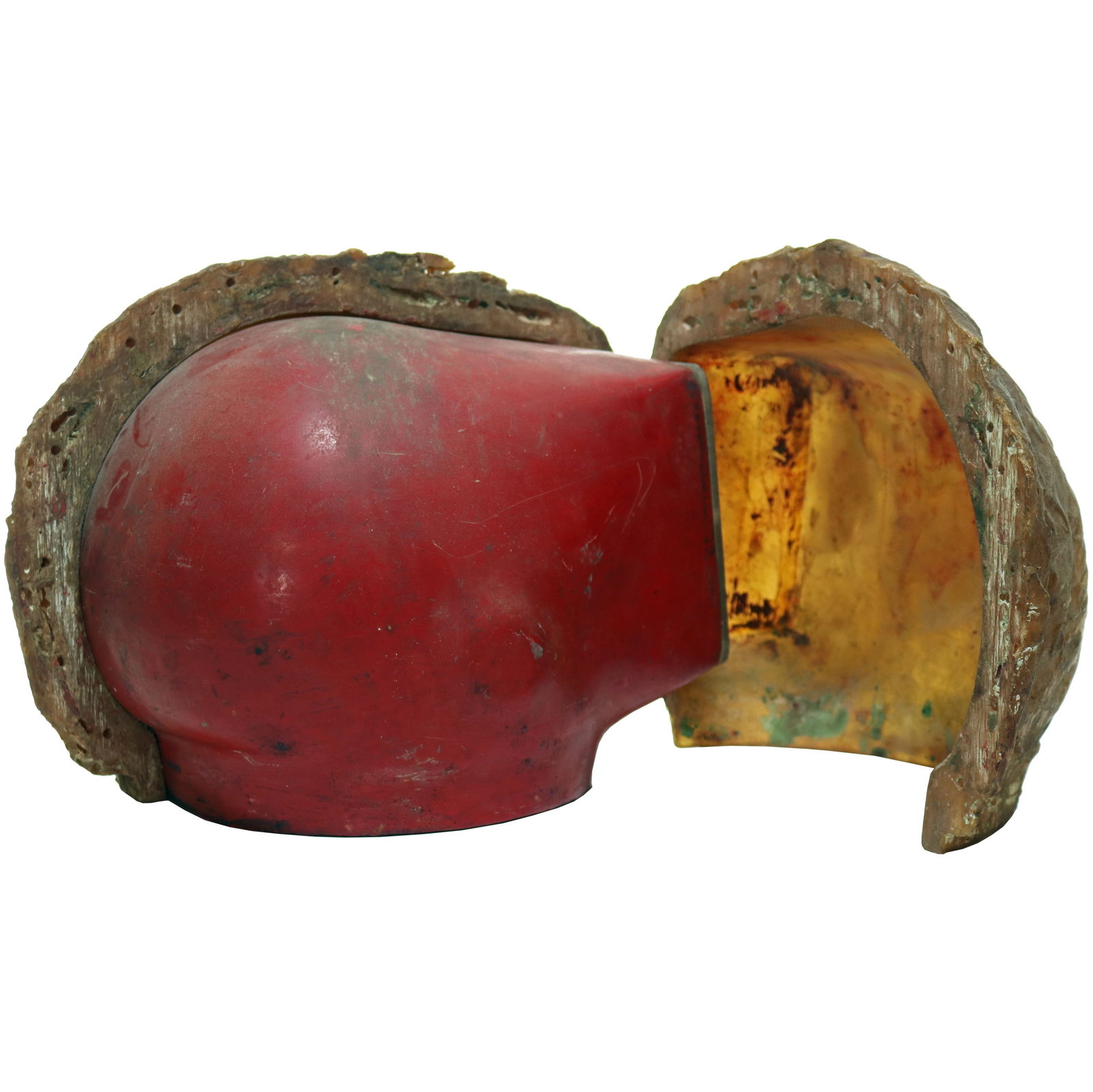 David Clark Style Fiberglass Diving Helmet In Original Mold: From the "Cross-Your-Heart" bra to the frontiers of space, the David Clark Company is the gold standard for life support in extreme environments. After pivoting from lingerie to WWII G-suits and the i