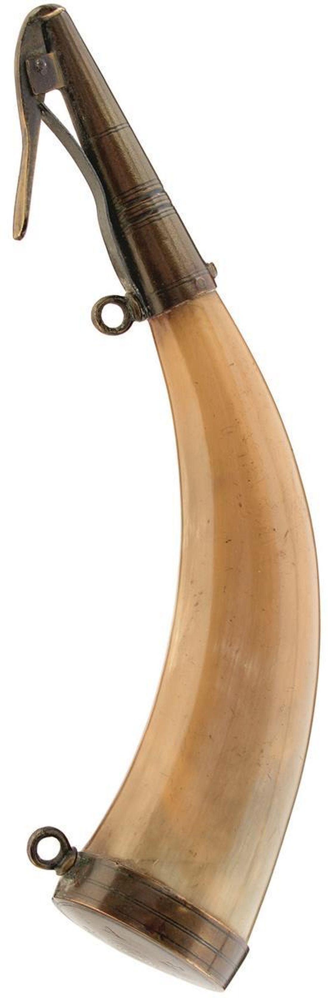 1790-1815 PRIMING FLASK TO THE 9TH BATTERY ROYAL (1 of 10)