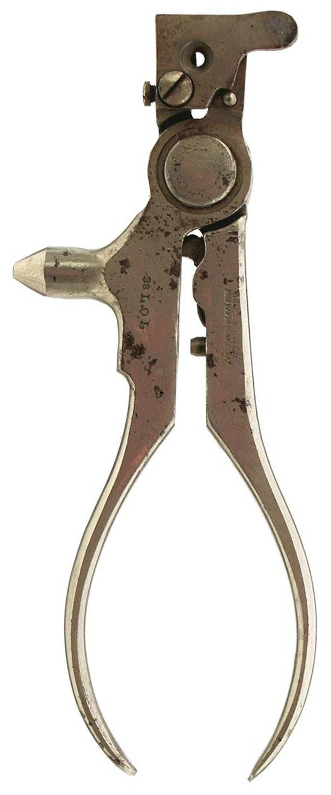 AN IDEAL BULLET MOULD AND RELOADING TOOL, in 38 L.O.L (1 of 8)