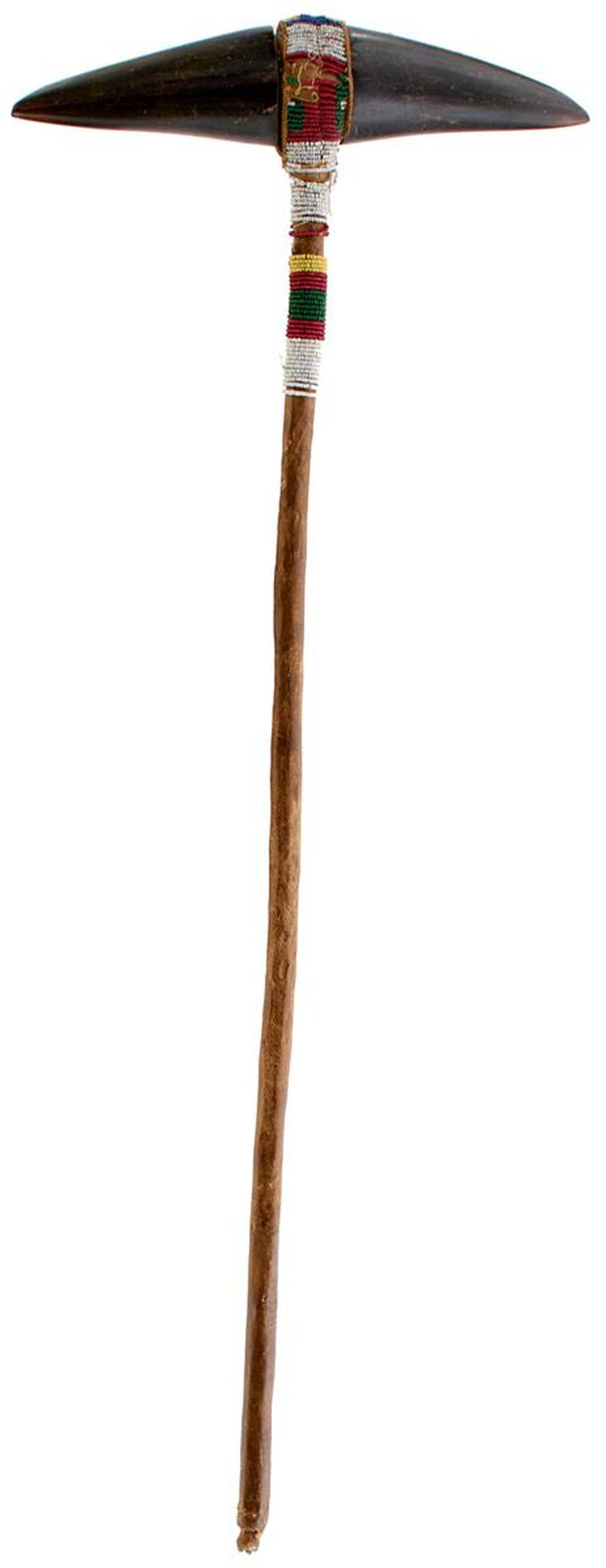 A 19TH CENTURY NATIVE AMERICAN CLUB, probably Apache (1 of 12)