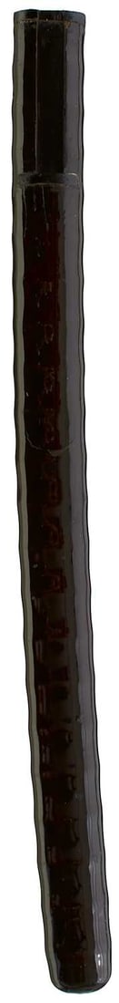 SIX JAPANESE SAYA,: SIX JAPANESE SAYA, all of lacquered wood, the best ribbed and with burgundy coloured lacquer.