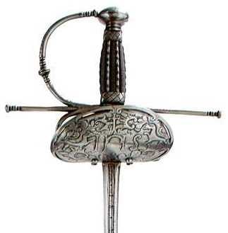 A 17TH CENTURY SPANISH RAPIER, (1 of 15)