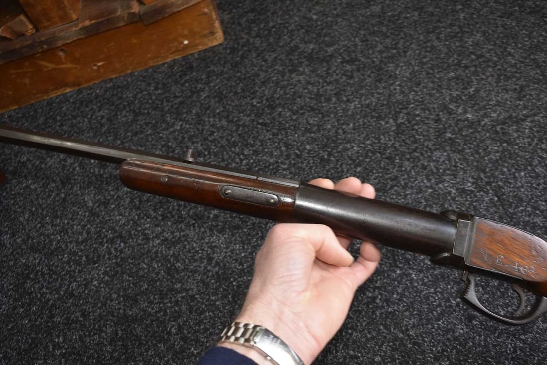 A BUGEL SPANNER AIR RIFLE, - 8