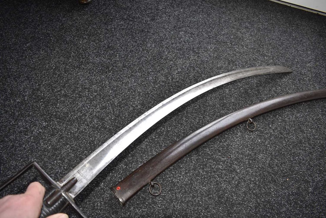 A 1788 PATTERN LIGHT CAVALRY SABRE TO THE DEVON LIGHT DRAGOONS, - 2