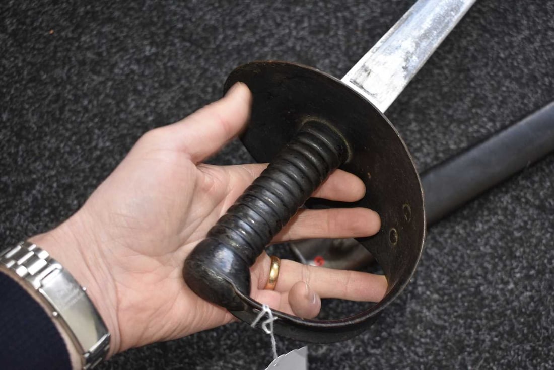 AN 1845 PATTERN NAVAL CUTLASS, - 6