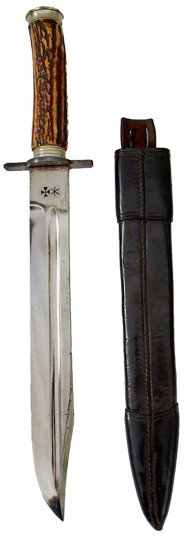 A GOOD BOWIE KNIFE BY JOSEPH RODGERS & SONS, (1 of 11)