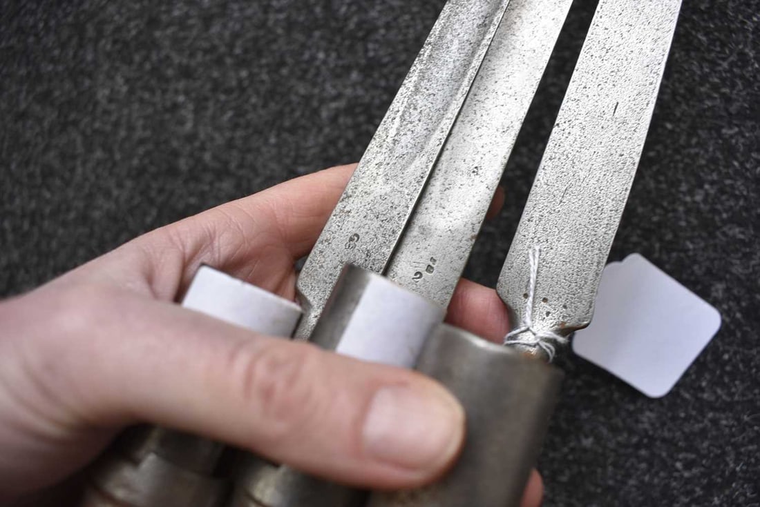 A BRITISH SOCKET BAYONET, - 2