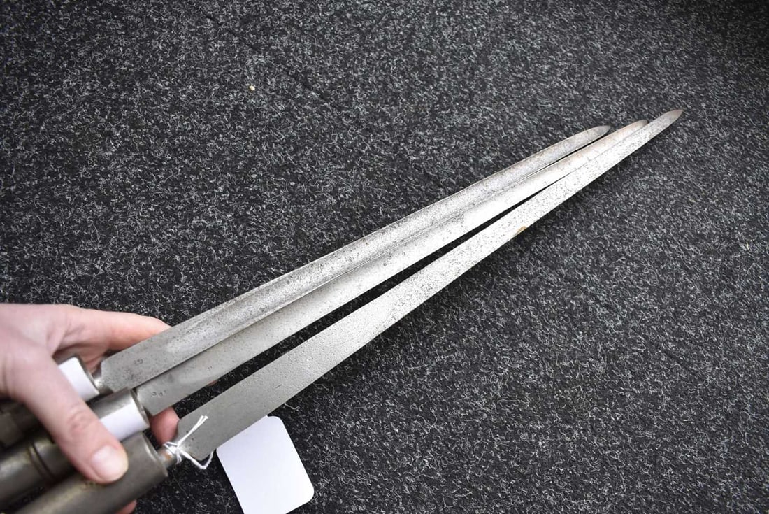 A BRITISH SOCKET BAYONET, - 4