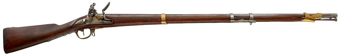 OF WATERLOO INTEREST - A .720 CALIBRE FRENCH FLINTLOCK MODEL AN IX DRAGOON AND VOLTIGUERS MUSKET, (1 of 13)