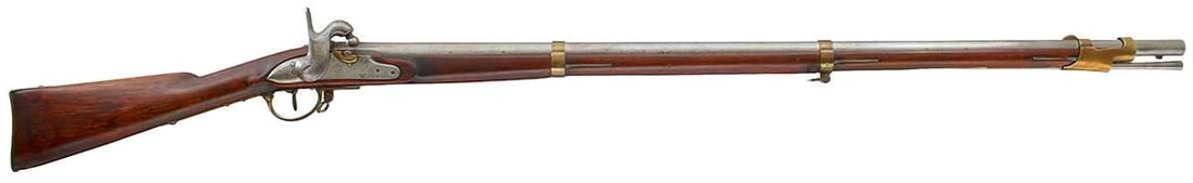 OF CRIMEAN WAR INTEREST - A .700 CALIBRE RUSSIAN MODEL 1844 PERCUSSION SERVICE MUSKET, (1 of 15)