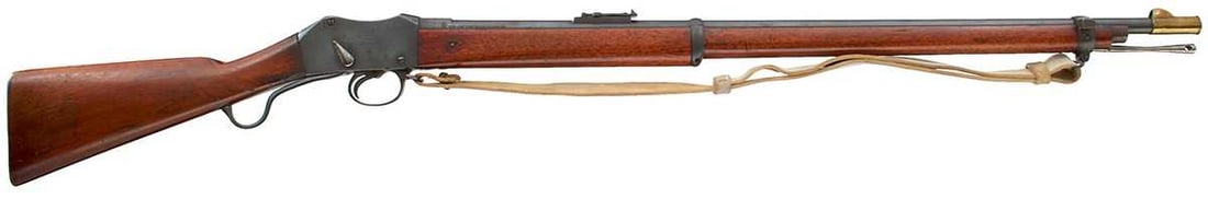 OF ZULU WAR AND ROURKE'S DRIFT INTEREST: A .577-450 OBSOLETE CALIBRE MKII MARTINI HENRY RIFLE, (1 of 15)