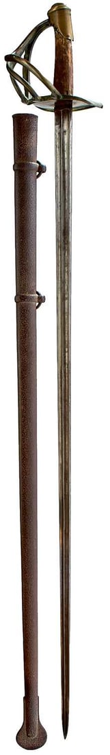 A FRENCH CUIRASSIER'S SWORD, (1 of 12)