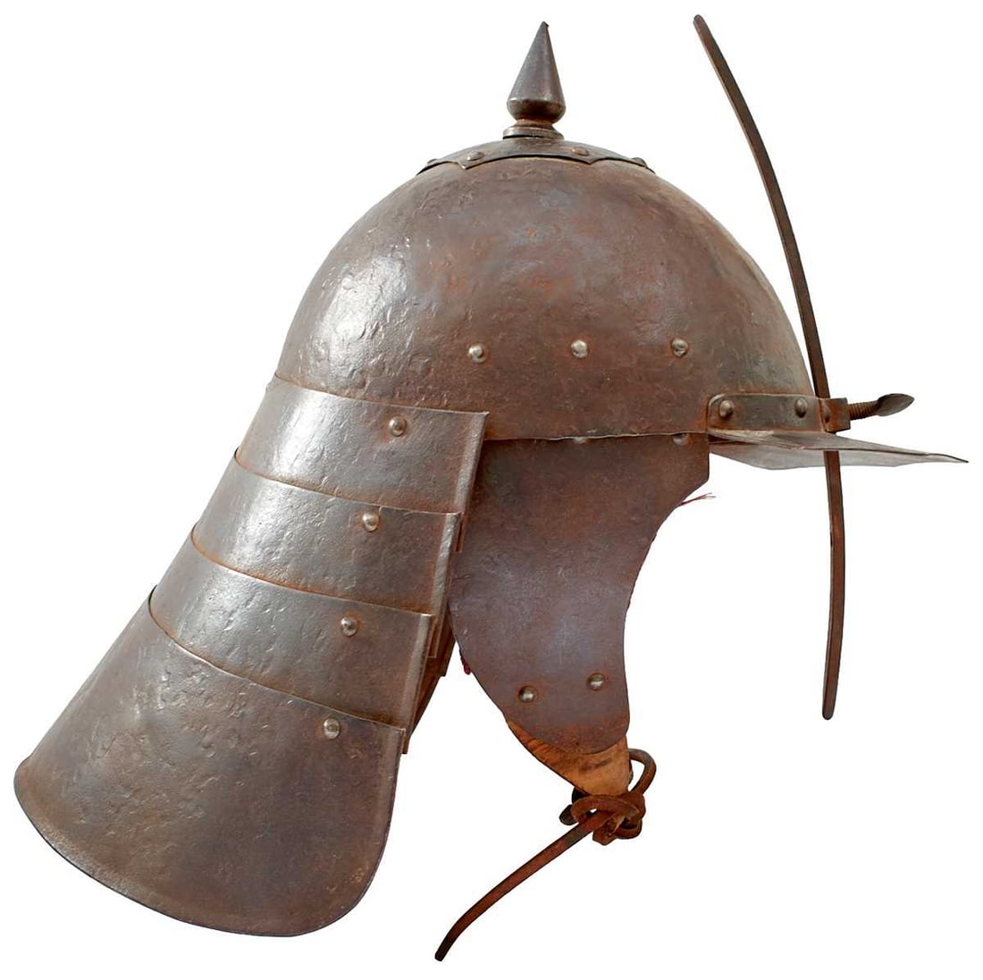 A COPY OF A LOBSTER TAILED POT OR HELMET, (1 of 13)