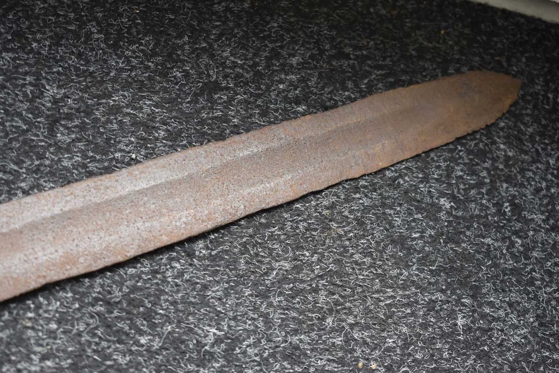 A VIKING SWORD, - 13
