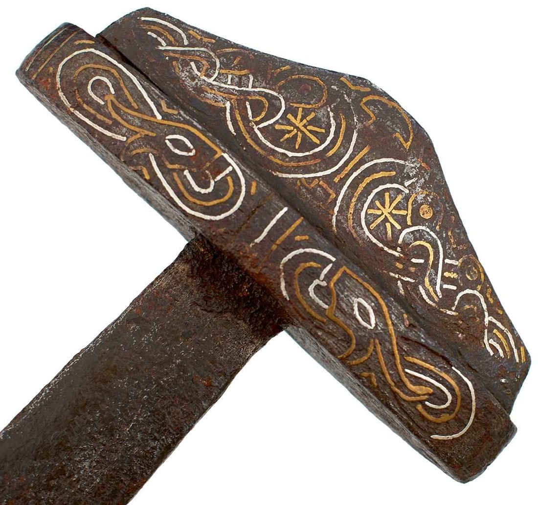 A VIKING SWORD,