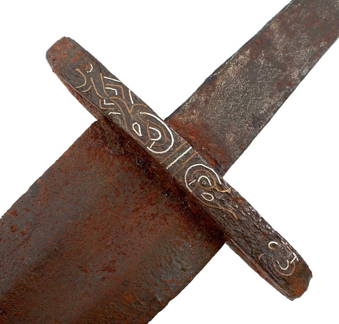 A VIKING SWORD, - 2