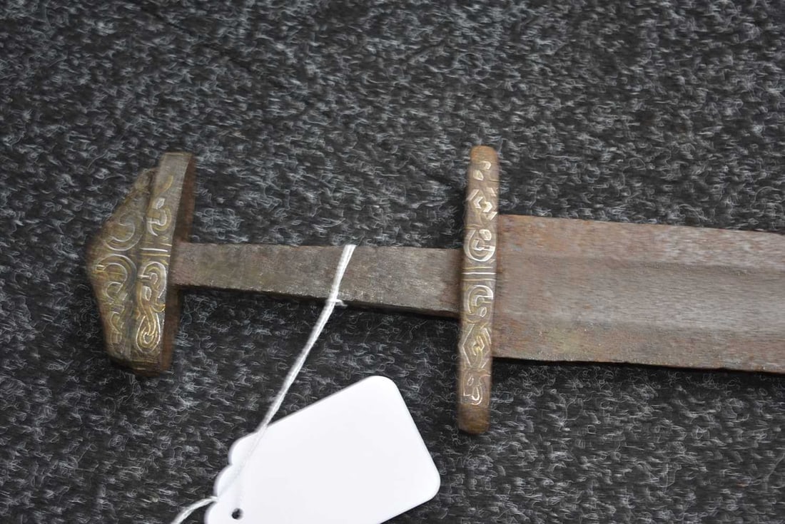 A VIKING SWORD, - 3