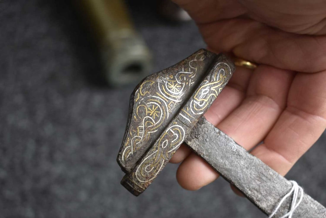 A VIKING SWORD, - 4