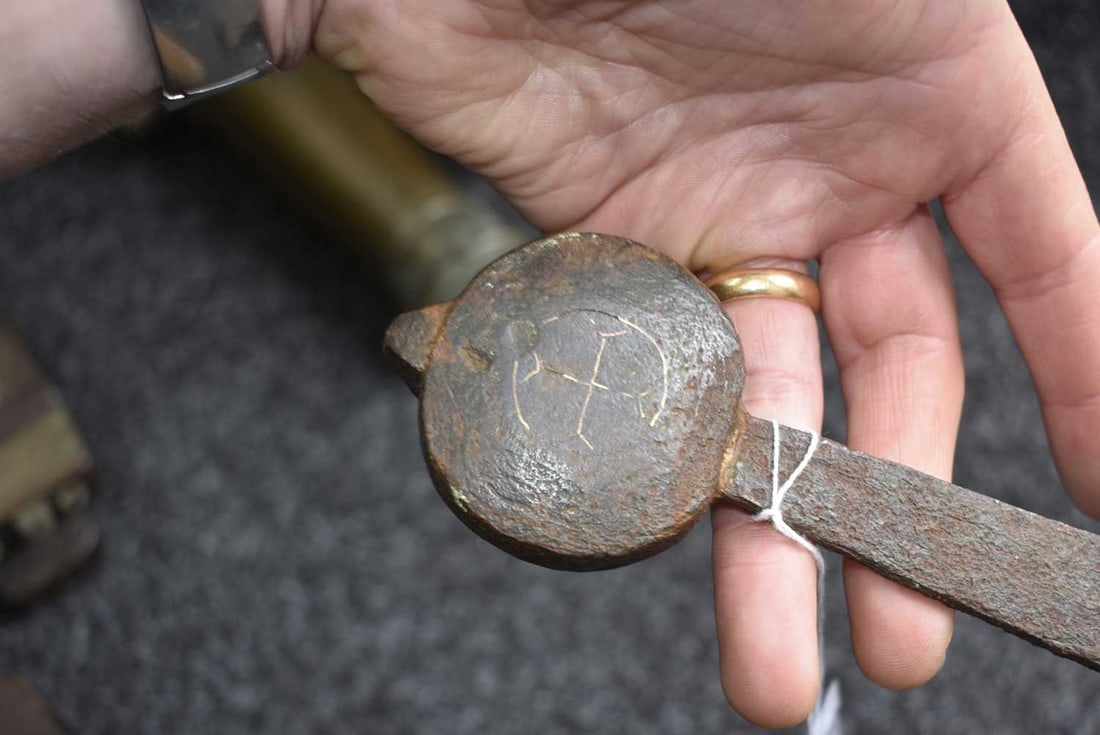 A MEDIEVAL SWORD, - 5