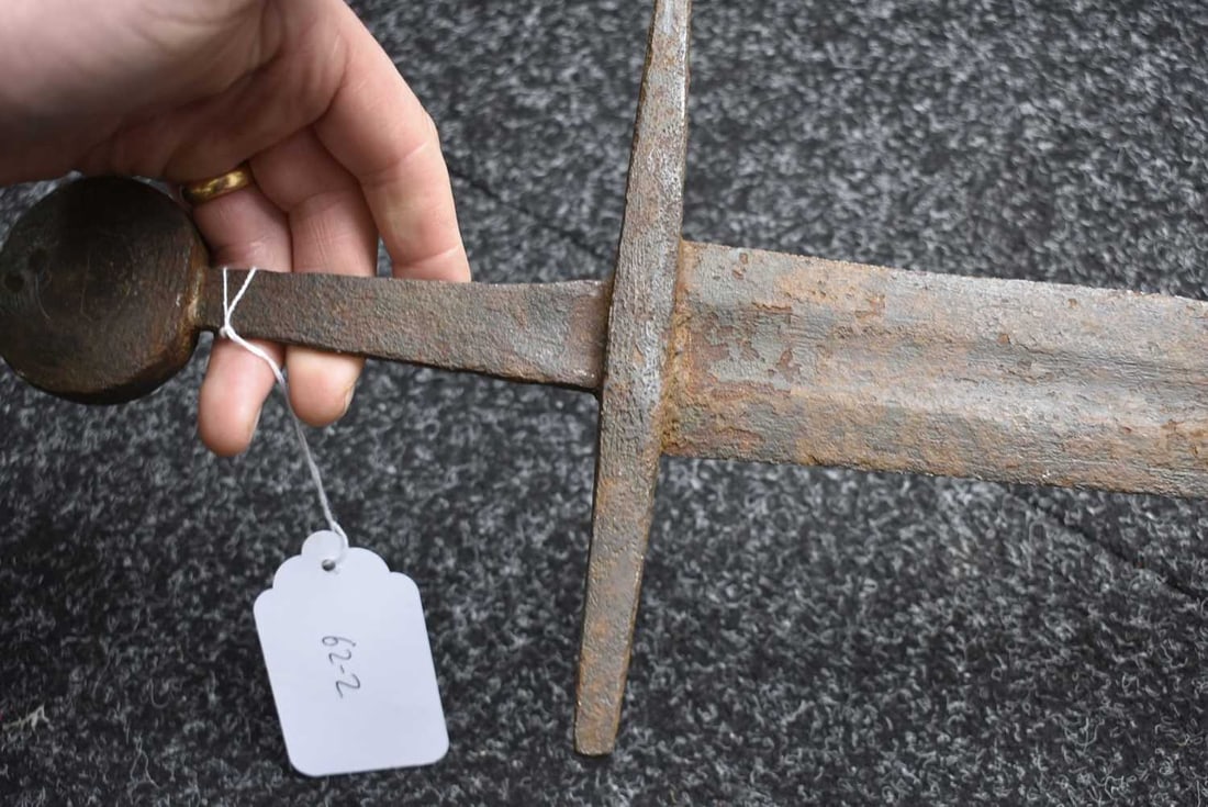 A MEDIEVAL SWORD, - 7