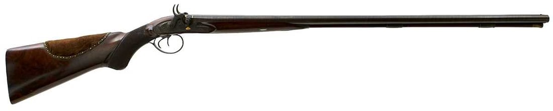 OF ROYAL INTEREST: GEORGE THE FOURTH?S DOUBLE BARRELLED 22-BORE PERCUSSION SPORTING GUN BY STORMER, (1 of 5)